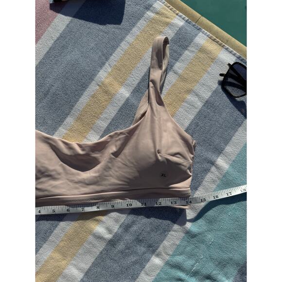 NWOT, Aerie, Bikini Top, Scoop Neck, Swim Top Blush Pink Sz XL - Picture 5 of 6